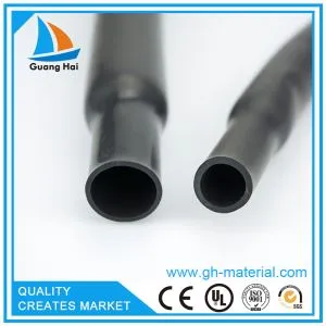 Tiúbáil Shrink Teas Ábhar Silicone Dubh